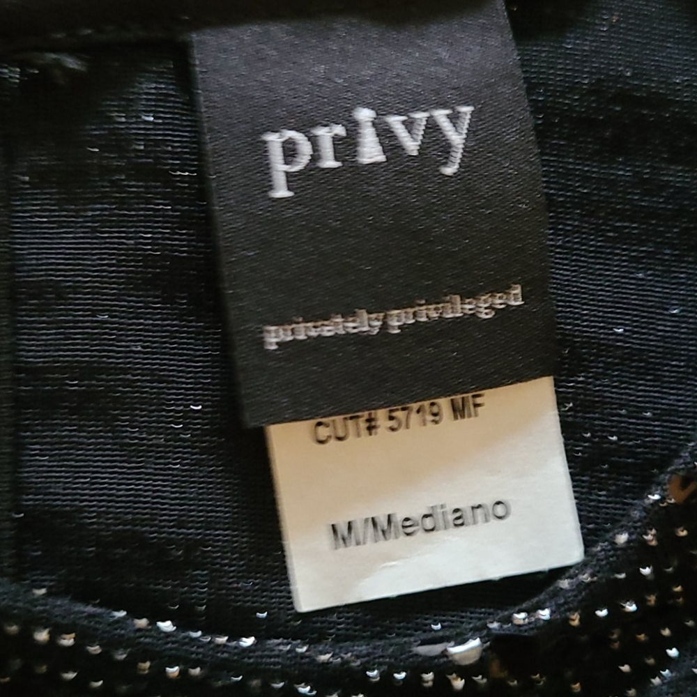 NWOT COCKTAIL DRESS BLACK AND SILVER SHIMMER R - Picture 16 of 16